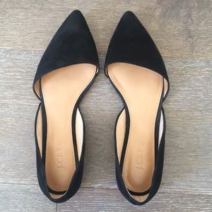 J.Crew Factory Zoe suede d'Orsay flats - 6.5